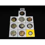 A Rare 1951 British Coin Proof Set, To Include The Penny Coin (10 Coins In Original Box)