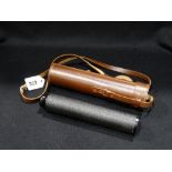 A German Manufacture Mayoscope Two Draw Telescope Within A Leather Case