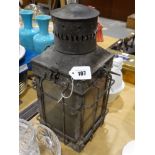 A Vintage Railway Signal Lamp