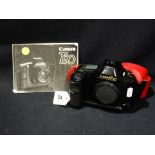 A Canon T90 Film Camera & Instruction Manual