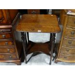 An Early 20th Century Oak Two Tier Occasional Table