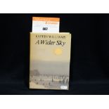 Sir Kyffin Williams, A 1991 Published Book, "A Wider Sky" Signed By The Author