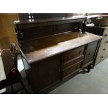 An Early 20th Century Polished Oak Sideboard