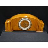 A Art Deco Period Westminster Chime Mantel Clock