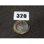 A Collectable 2010 "Mistrike" £2 Coin