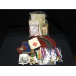 An Air Bourne Royal Army Medical Corps Medal Group, Including Badged Maroon Beret, Pay Book,