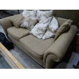 A Contemporary Two Seater Chesterfield Style Settee