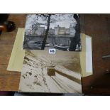 An Original Press Photograph Showing A Vintage Bus Through Snow At Llanberis Pass