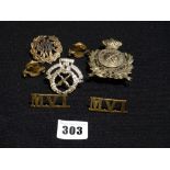 Five Regimental Badges