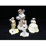 Four Coalport China Figurines