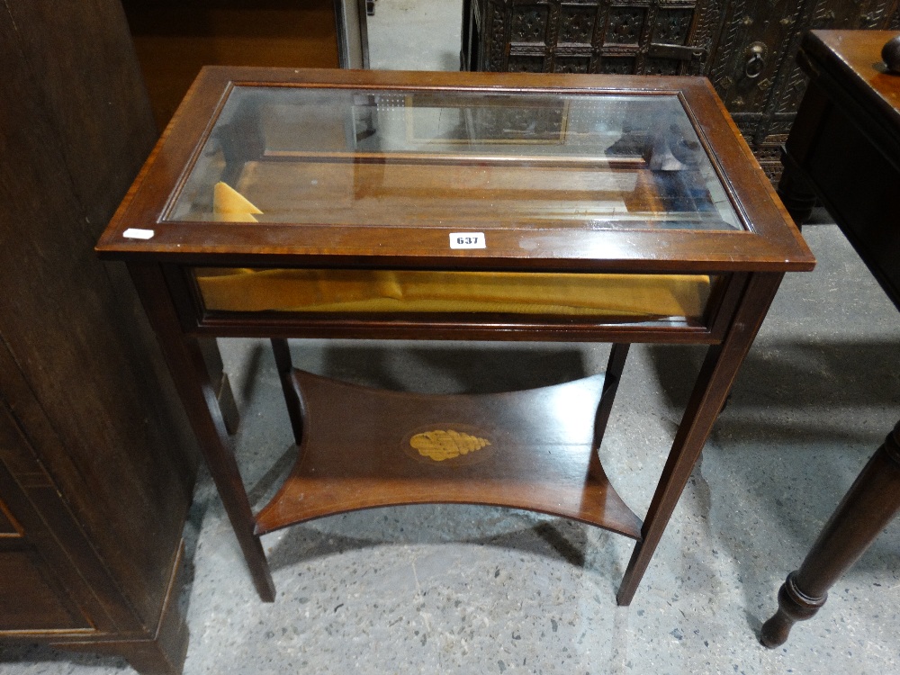 An Edwardian Mahogany & Crossbanded Silver Table