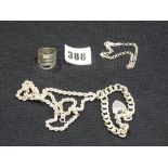 Two Silver Chains Etc (4)