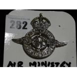 An Air Ministry Constable Badge