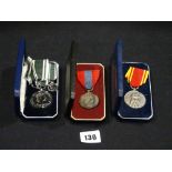 Three Boxed Imperial Service & Other Medals