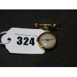 A 9ct Gold Vertex Nurses Fob Watch