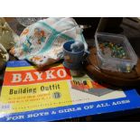 A Bayko Boxed Building Outfit, Together With Further Collectables