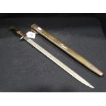 A 1917 Remington Bayonet & Scabbard