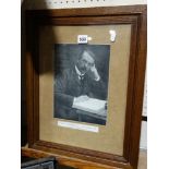An Oak Framed Photograph Of Lloyd George