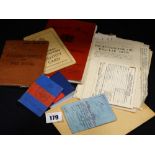 Various Papers & Certificates Etc Relating To F. Shaw Police Constable & Grenadier Guards