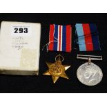 A Pair Of 2nd World War Service Medals Including 1939-1945 Star