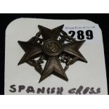A German 2nd World War Bronze Grade Spanish Cross