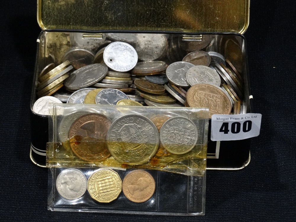 A Tin Box Of Mixed Coinage