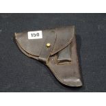 A 2nd World War German Issue Leather Gun Holster