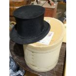 A 20th Century Gents Boxed Top Hat By Gibus, London