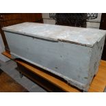 An Antique Pine Bedding Chest