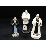 Three Staffordshire Pottery Figures Of Wesley