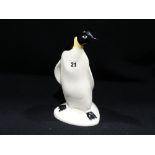 A Poole Pottery Model Standing Penguin