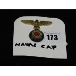 A German 2nd World War Naval Combined Cap Badge