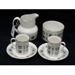 A Quantity Of Royal Doulton Tapestry Pattern Coffee Ware