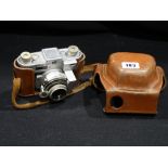 A Kodak 35 Camera In A Leather Case (Believed USA AF)