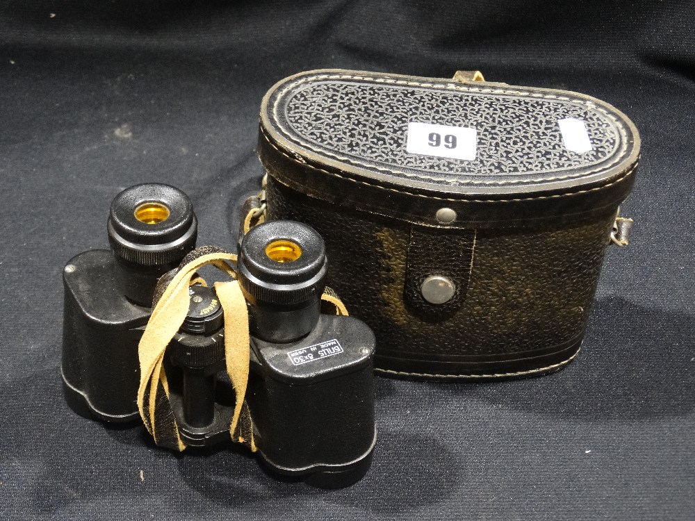 A Pair Of Russian 8 X 30 Binoculars In A Case