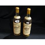 Two Bottles Of 1947 Chateau Carbonnieux Grand Vin De Graves