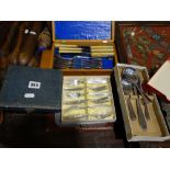 A Quantity Of Early 20th Century Cased Cutlery