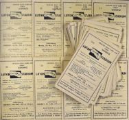 Greyhound Racing - 1937 Official Race Card and Forms for Luton Stadium includes various meetings