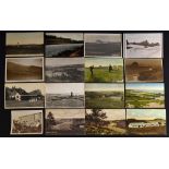 Collection of various South East, Norfolk and Herts golf club and golf course postcards and