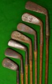 7x mixed golf irons - A Patrick Leven cleek, smf cleek, smf mid iron with Gibson Star, Defiance