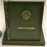 Behrend, John & Graham, John signed rare deluxe ed - "Golf at Hoylake' 1st deluxe leather ltd ed
