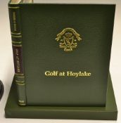 Behrend, John & Graham, John signed rare deluxe ed - "Golf at Hoylake' 1st deluxe leather ltd ed