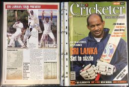 England Test Cricketers Signatures plus county and other players, signed magazine covers,