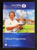 2014 Open Golf Championship signed programme - signed by the winner Rory McIlroy to the front