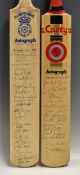 1989 Hampshire Signed Cricket Bat signed in ink to the front by players such as Terry, Scott,