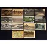 Collection of European golf club and golf course postcards from the early 1900's onwards (14) - 3x