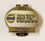 Francesco Molinari 2011 Volvo World Match Play Golf Championship official players engraved enamel