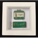 2016 pair of British Senior Open Golf Championship and Pro-Am enamel money clips - played at