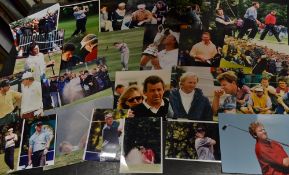 43x Major, Ryder Cup and other well-known golfers press photographs mostly from the 1990's - players