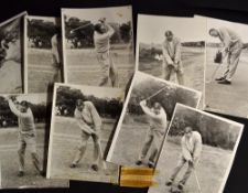 Jim Ferrier (1947 USPGA Golf Champion) - collection of 16x old black and white press photos from the